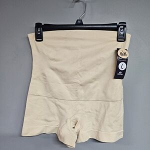 Shapewear Large Boyshorts High Wasted Shaper Women's Tan Beige Tummy Control